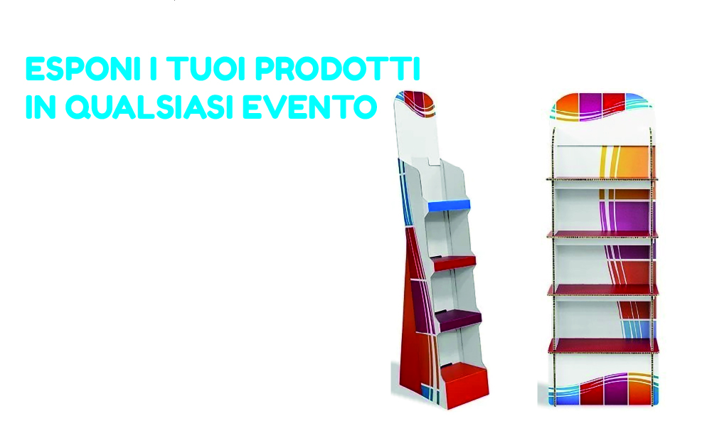 espositori in cartone