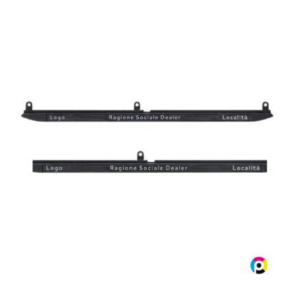Listello Posteriore Porta Targa SILVER