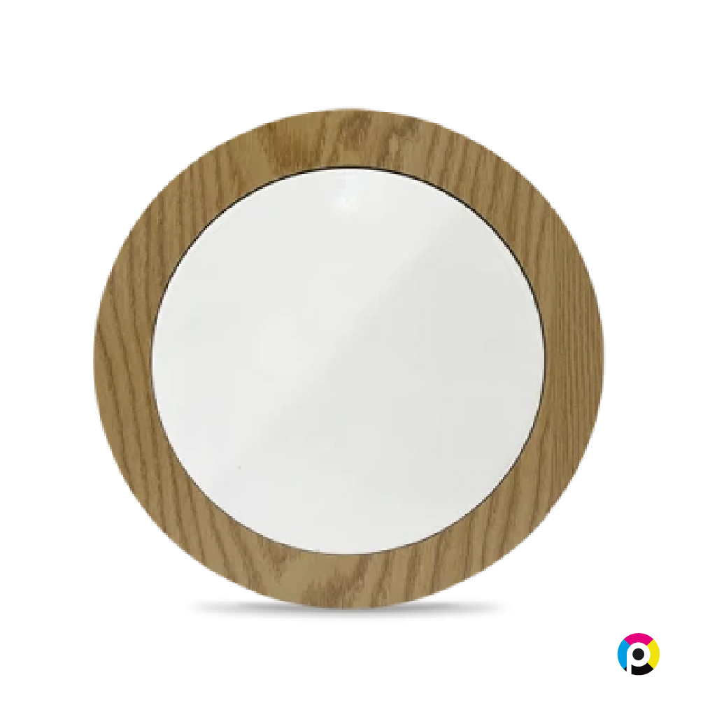 Sottobicchiere ceramica con bordo in legno - immagine 4