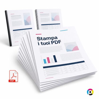 Stampa documenti PDF online in fogli sciolti o rilegati a Ferrara