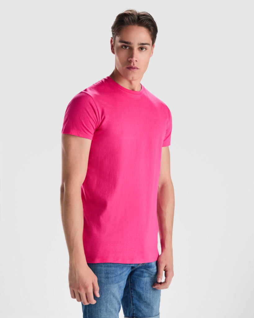 T-shirt Roly Atomic 150 personalizzabile vista frontale a Ferrara