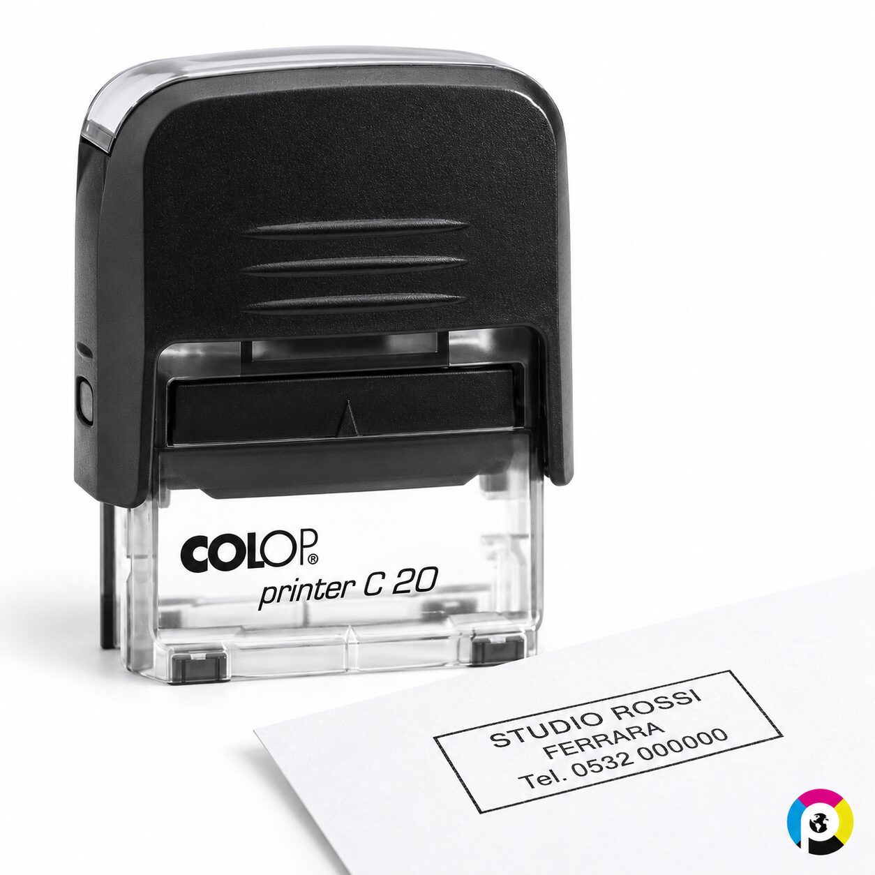 Timbro autoinchiostrante Colop Printer C20 38 × 14 mm personalizzato